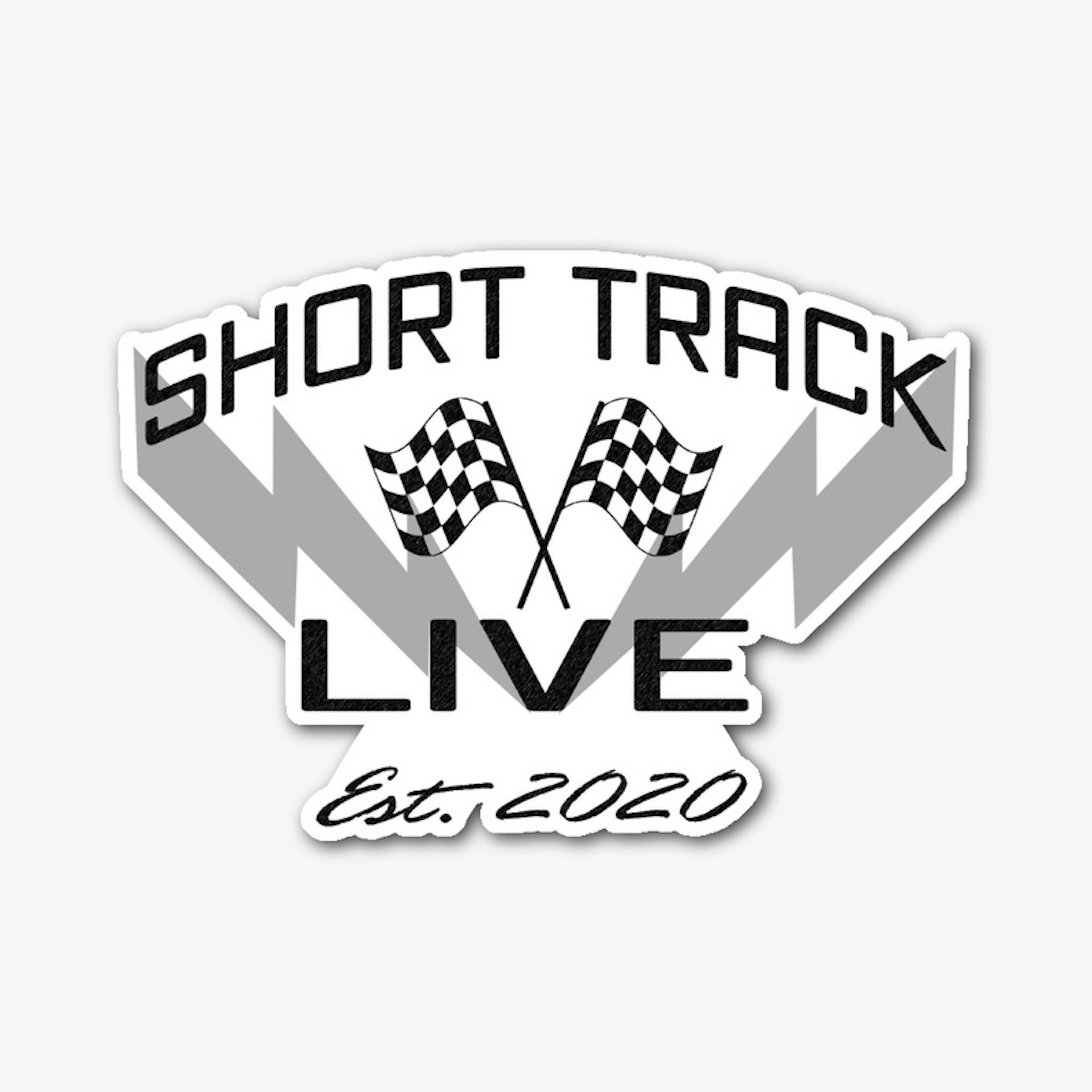 Short Track Live "Lightning" Cut Sticker