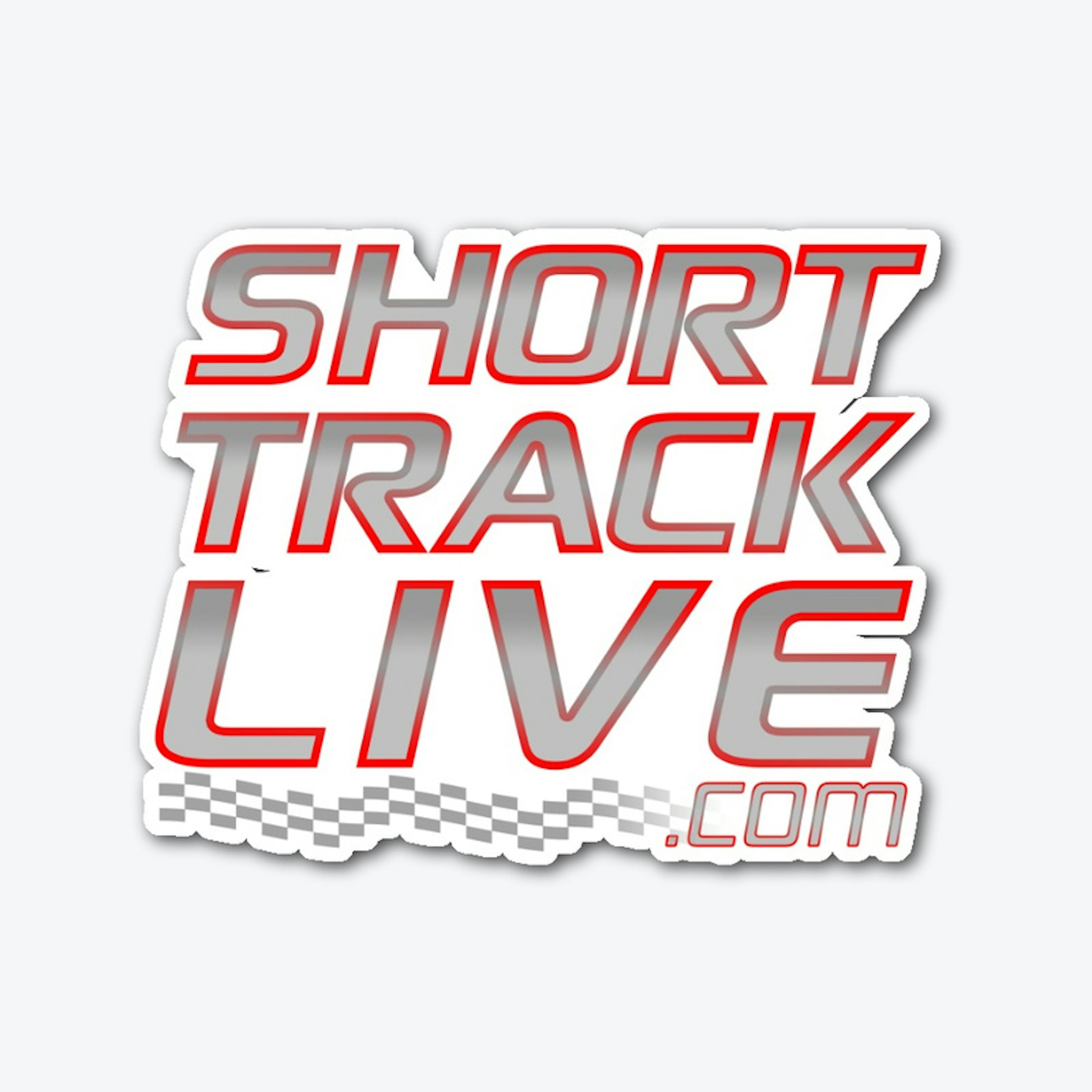 Short Track Live Cut Sticker